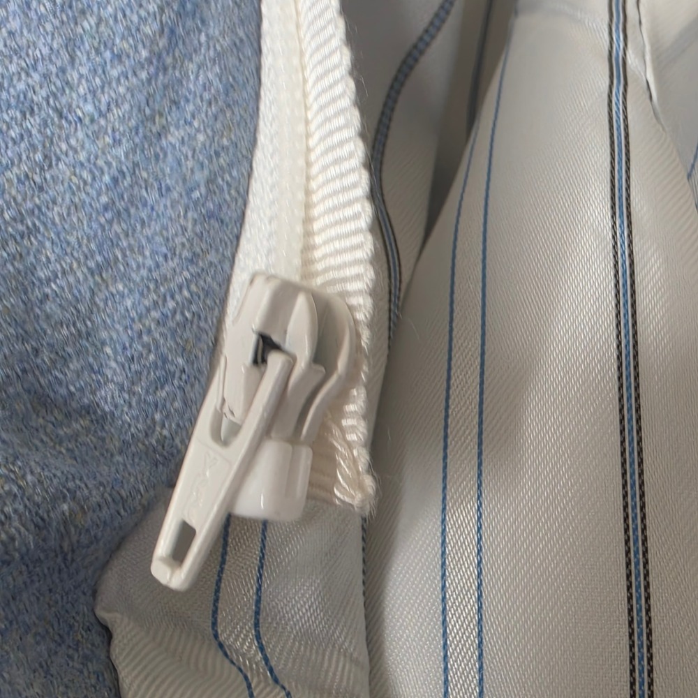 Veronica Beard Rickie Cropped Tailored Rickie Dickey Jacket Heather Smoke Blue 8 - Picture 12 of 16